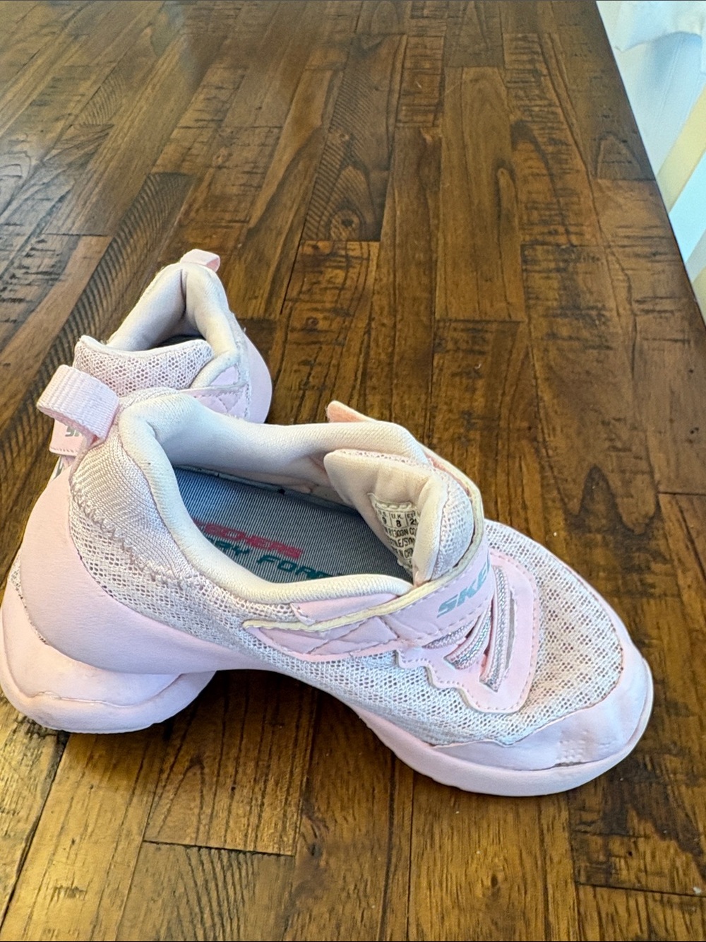 Skechers Girls Light Pink Athletic Sneakers